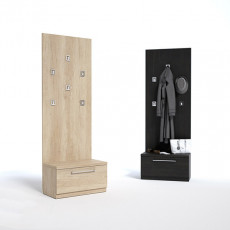 Cuier antreu Indart Modul 06 cu dulap pantofi (75 cm) Cuier antreu Indart Modul 06 cu dulap pantofi (75 cm)