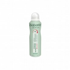 Deodorant Babaria Spray Deodorant Fresh & Sensitive cu extract de aloe, 200 ml Deodorant Babaria Spray Deodorant Fresh & Sensitive cu extract de aloe, 200 ml