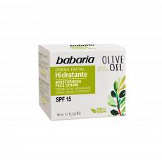Babaria Moisturising Day Cream With Olive Oil SPF15 - Cremă hidratantă pentru față cu ulei de olive Babaria Moisturising Day Cream With Olive Oil SPF15 - Cremă hidratantă pentru față cu ulei de olive