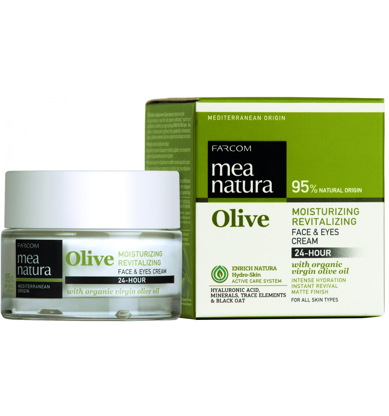 Farcom Mea Natura Olive 24H - Cremă pentru față cu extract de olive ...