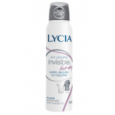 Deodorant Lycia Invisible Fast Dry invizibil, 150 ml Deodorant Lycia Invisible Fast Dry invizibil, 150 ml