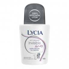 Deodorant roll-on Lycia Invisible Fast Dry invizibil, 50 ml Deodorant roll-on Lycia Invisible Fast Dry invizibil, 50 ml