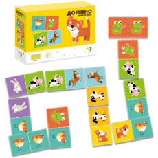 Dodo Toys DP300137 - Joc de masă Domino "Animale" Dodo Toys DP300137 - Joc de masă Domino "Animale"